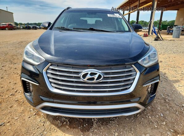 KM8SNDHF9HU239105 2017 HYUNDAI SANTA Black 