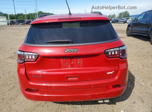 3C4NJDCB8NT131663 2022 JEEP COMPASS Red Vista interior delantera