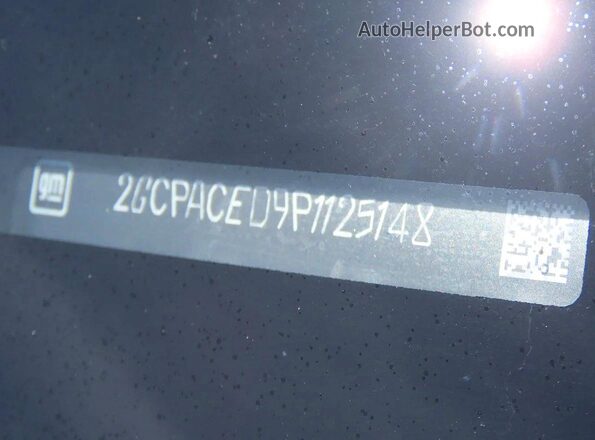 2GCPACED9P1125148 2023 CHEVROLET SILVERADO Black Սալոնի հետևի տեսք