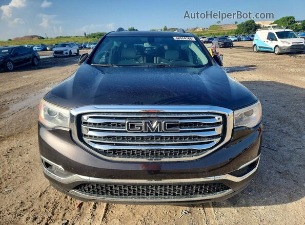 1GKKNMLS5HZ225556 2017 GMC ACADIA Gray უკანა ხედი