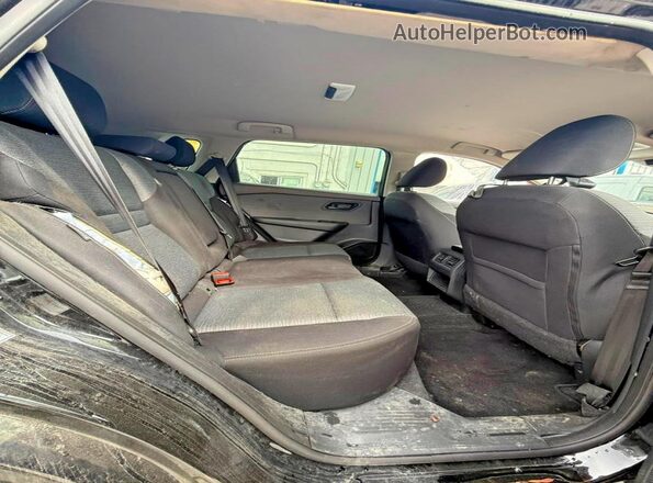 5N1AT3AA7NC691954 2022 NISSAN ROGUE Black Вид салону спереду
