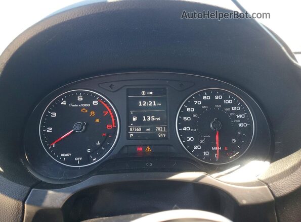 WAUB8GFF9H1012639 2017 AUDI A3 White Вид задніх сидінь