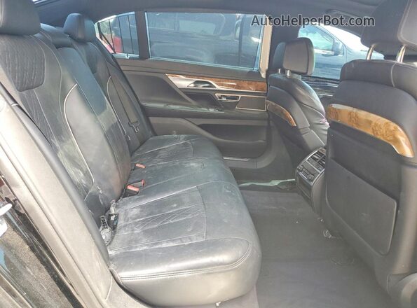 WBA7E2C52HG740376 2017 BMW 7 SERIES Black უკანა სალონის ხედი