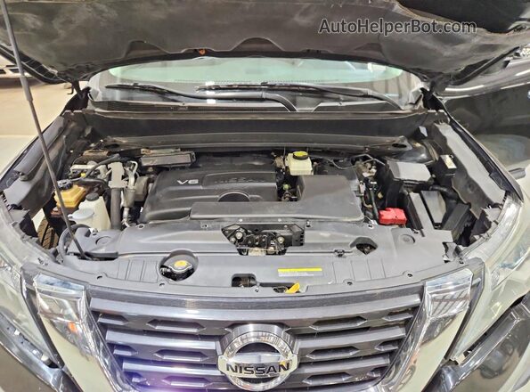 5N1DR2MM0HC696719 2017 NISSAN PATHFINDER Black Vista de la etiqueta del VIN