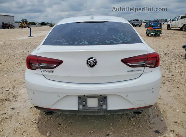 W04GL6SX9K1038806 2019 BUICK REGAL White წინა სალონის ხედი