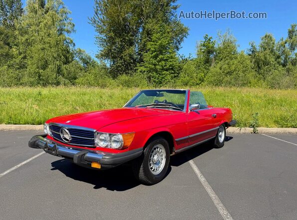 10704412028692 1976 MERCEDES-BENZ SL-CLASS Red 