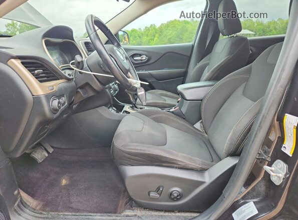 1C4PJLCB9GW291941 2016 JEEP CHEROKEE Black Widok deski rozdzielczej