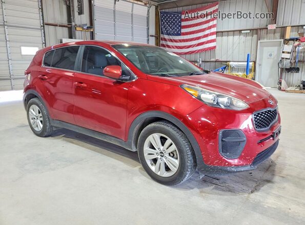 KNDPM3AC8J7319958 2018 KIA SPORTAGE Red Դիմացի տեսք
