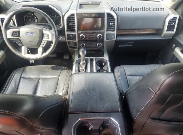 1FTFW1EG8JKE52224 2018 FORD F150 Black Vista del cuadro de instrumentos