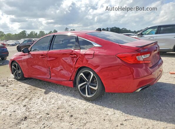 1HGCV1F30NA000265 2022 HONDA ACCORD Red Trasero derecho