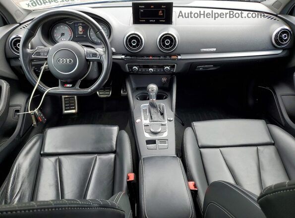 WAUB1HFF3G1014010 2016 AUDI S3 Blue Instrument cluster view
