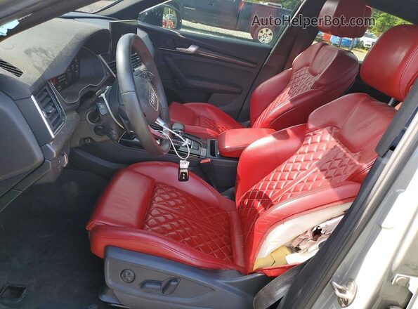 WA1B4AFY9N2025663 2022 AUDI SQ5 Gray Dashboard view