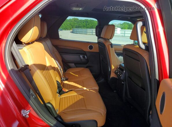 SALRHBBV7HA045682 2017 LAND ROVER DISCOVERY Red Вид підкапотного простору