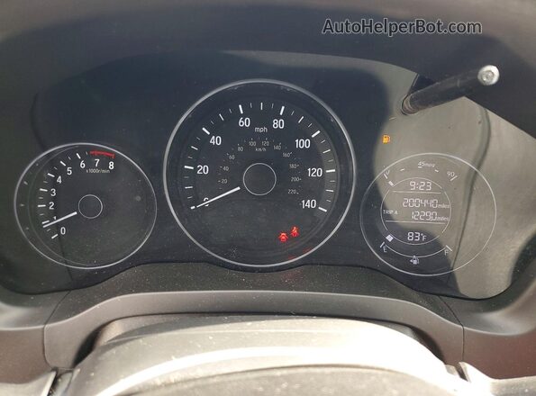 3CZRU5G57GM733321 2016 HONDA HR-V Серый Вид задних сидений