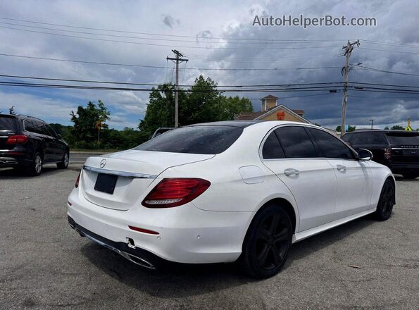 WDDZF4JB8JA371390 2018 MERCEDES-BENZ E White Delantero derecho