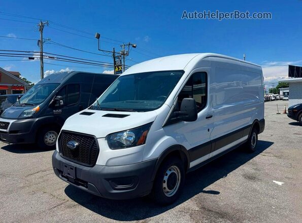 1FTBR1C85MKA32832 2021 FORD TRANSIT Белый Задняя левая четверть