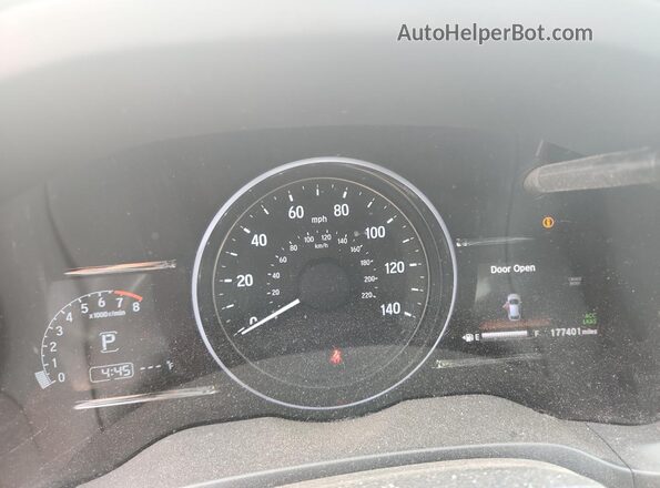 3CZRU6H54NM764902 2022 HONDA HR-V Gray Vista de los asientos traseros