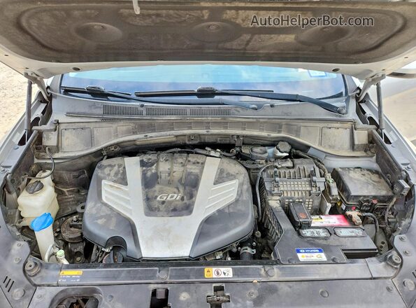 KM8SM4HF9HU170516 2017 HYUNDAI SANTA FE Silver 