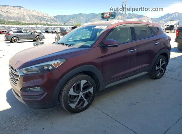 KM8J3CA23HU475221 2017 HYUNDAI TUCSON Maroon 