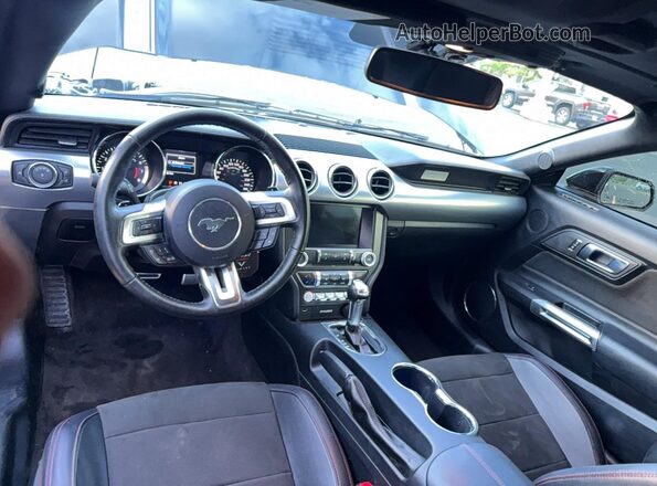 1FATP8FF3H5321196 2017 FORD MUSTANG Черный Вид задних сидений