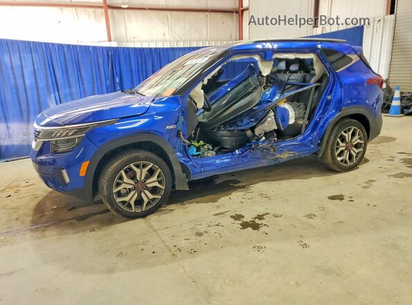 KNDETCA25N7277580 2022 KIA SELTOS Blue 