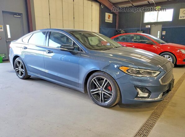 3FA6P0SU4KR212849 2019 FORD FUSION Blue 