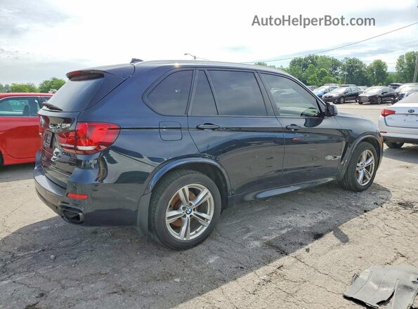 5UXKR6C54J0U14746 2018 BMW X5 Blue Front right