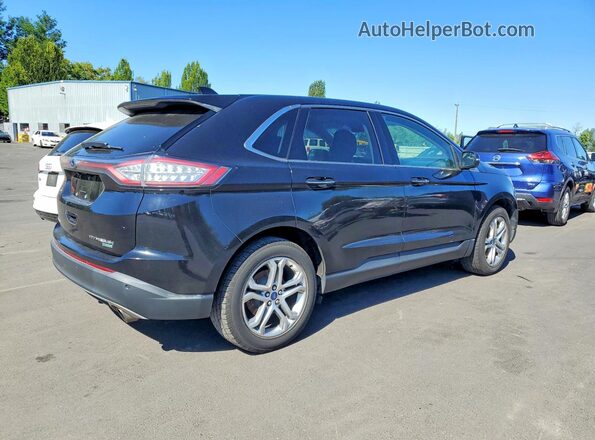 2FMPK3K95JBB68539 2018 FORD EDGE Black წინა მარჯვენა