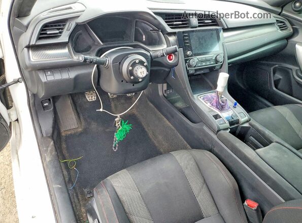 2HGFC3A50KH753279 2019 HONDA CIVIC White ხელსაწყოთა პანელის ხედი