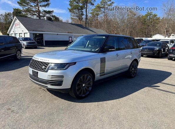 SALGS2RE4JA504820 2018 LAND ROVER RANGE Silver Rear left