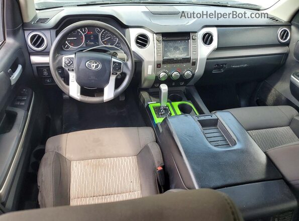 5TFEW5F18GX204161 2016 TOYOTA TUNDRA Gray Вид щитка приладів