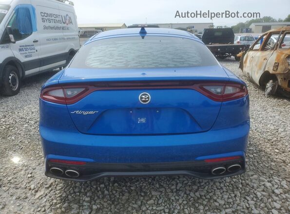 KNAE25LA3K6064399 2019 KIA STINGER Blue 