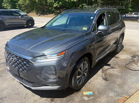 5NMS3CAD2KH040165 2019 HYUNDAI SANTA Gray Trasero derecho