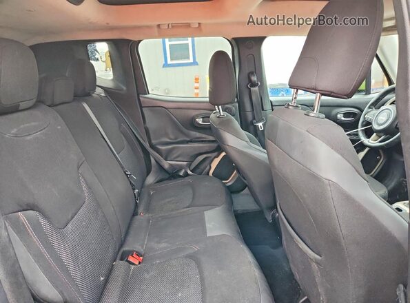 ZACCJBBT6GPC66009 2016 JEEP RENEGADE Green Widok wnętrza z tyłu