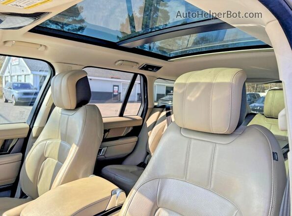 SALGS2RE4JA504820 2018 LAND ROVER RANGE Silver Rear seats view