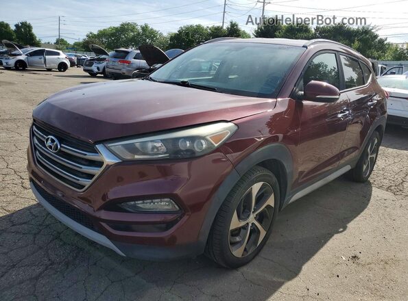 KM8J3CA26HU540904 2017 HYUNDAI TUCSON Red 