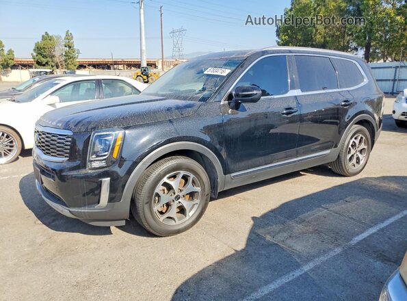 5XYP34HC1MG165535 2021 KIA TELLURIDE Black Rear left