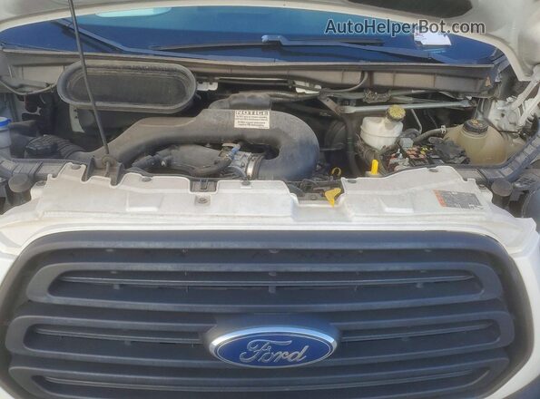 1FTYE2CM7KKB36342 2019 FORD TRANSIT White Вид наклейки з VIN-кодом