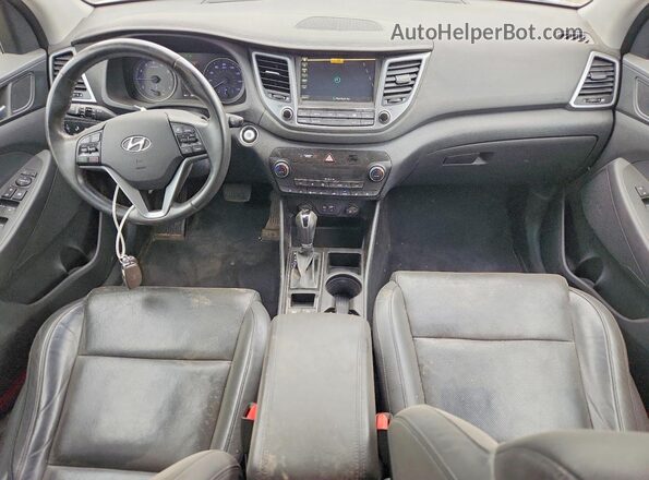 KM8J3CA23GU044036 2016 HYUNDAI TUCSON Gray ხელსაწყოთა პანელის ხედი