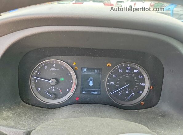 KM8J33A43JU699502 2018 HYUNDAI TUCSON Синий 