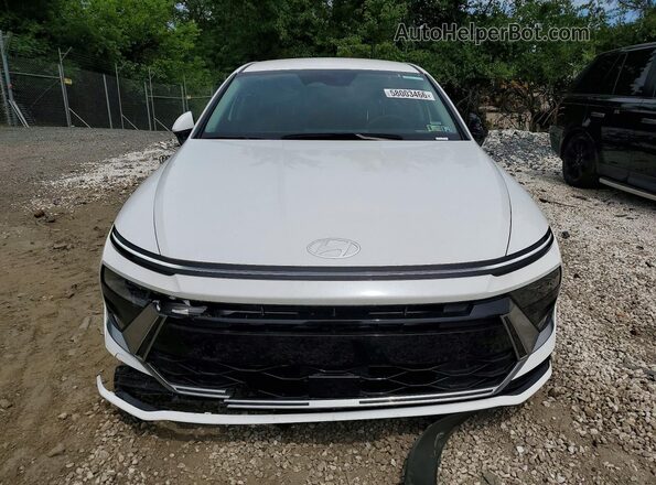 KMHL64JA8SA506551 2025 HYUNDAI SONATA White Հետևի տեսք