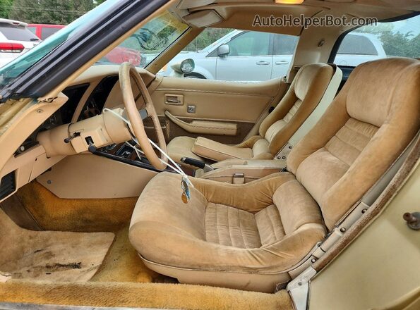 1Z8789S403398 1979 CHEVROLET CORVETTE Tan Widok deski rozdzielczej