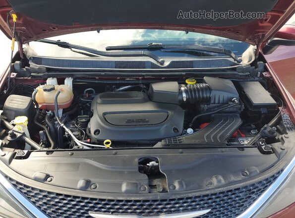 2C4RC1DG1MR532039 2021 CHRYSLER VOYAGER Burgundy Widok naklejki z numerem VIN