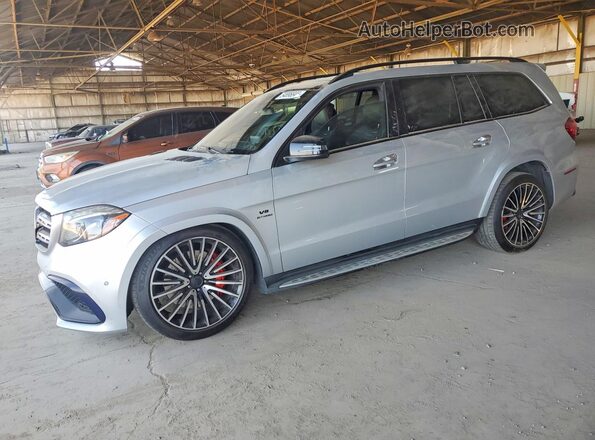 4JGDF7FE0HA872787 2017 MERCEDES-BENZ GLS Silver Trasero izquierdo