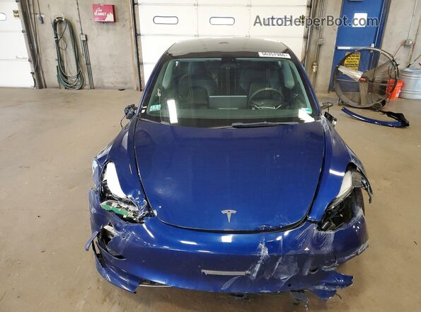 5YJ3E1EAXNF289113 2022 TESLA MODEL Blue 