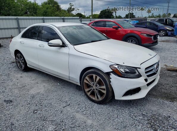 55SWF4KBXGU130974 2016 MERCEDES-BENZ C White 