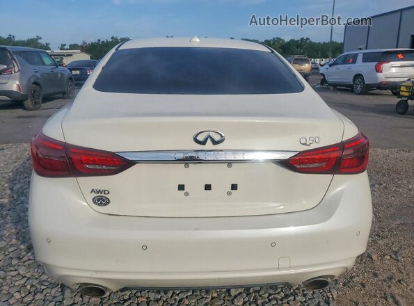 JN1EV7BR7MM753571 2021 INFINITI Q50 White Widok wnętrza z przodu