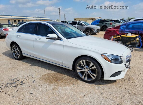 55SWF4JB5HU189451 2017 MERCEDES-BENZ C White წინა ხედი