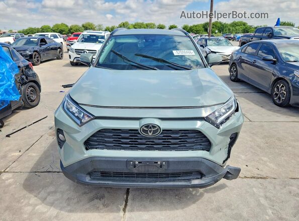 2T3C1RFV6MW119979 2021 TOYOTA RAV4 Gray Rear view