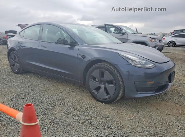 5YJ3E1EA9MF850304 2021 TESLA MODEL Серый 